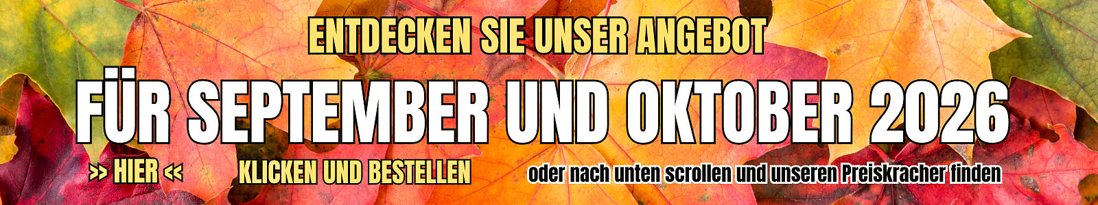September & Oktober
